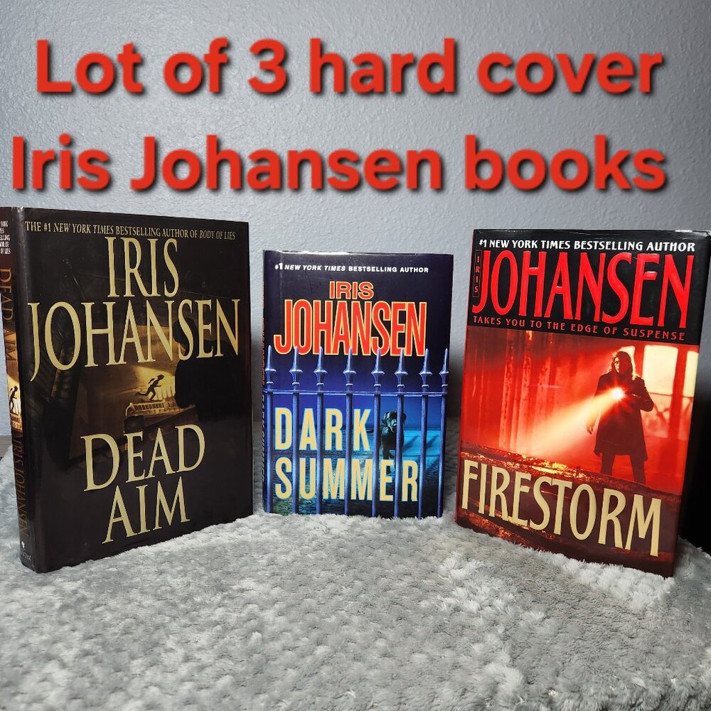Hardcover Books by Iris Johansen - Bundle of 3